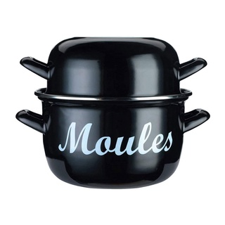 KitchenCraft Mussel Pot Large หม้อเคลือบ enamel รุ่น KCMPLRG