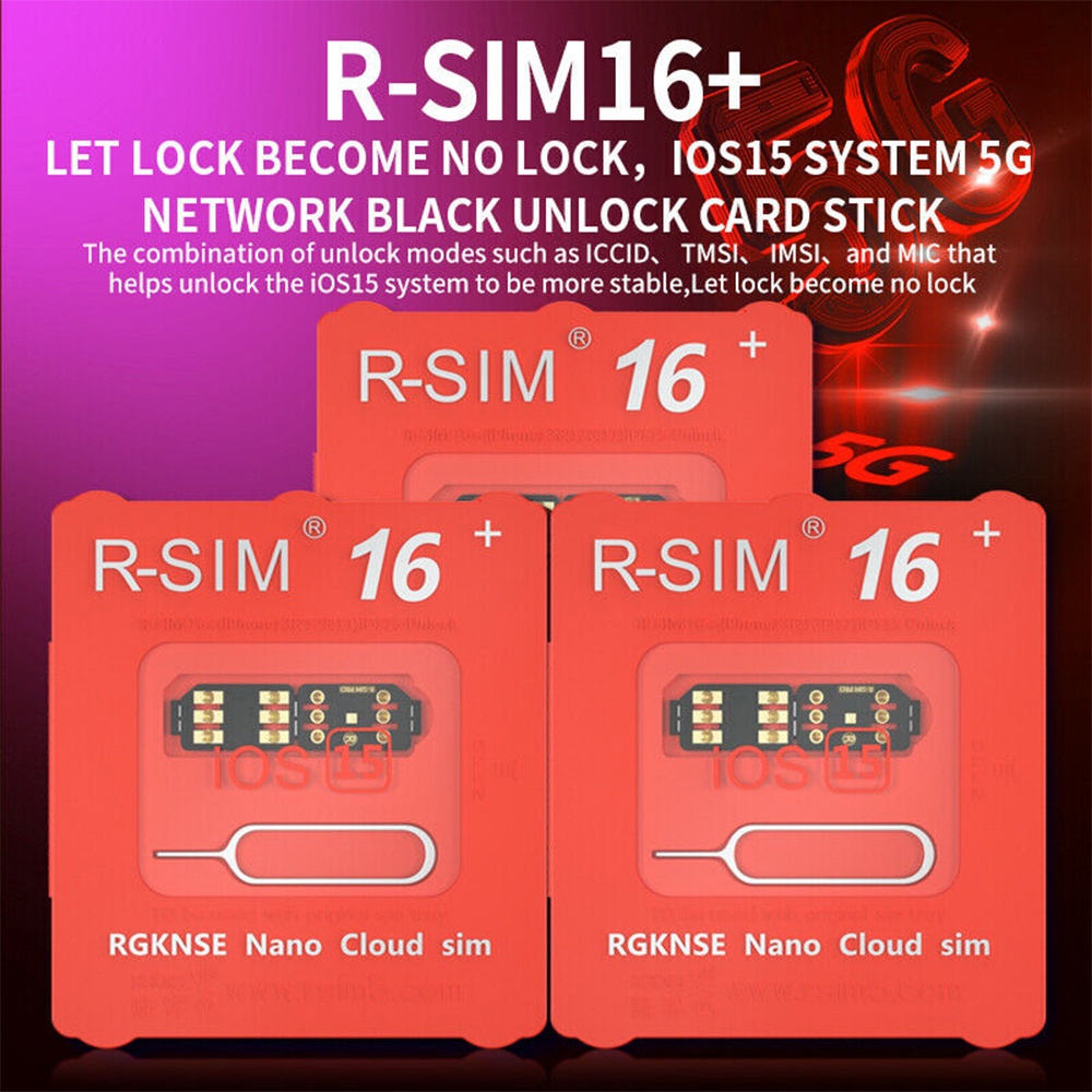 R ซิมการ์ดปลดล็อก R-SIM 16+ นาโน สําหรับ iPhone 13 mini 13 Pro XS MAX 8 ...