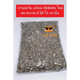 ทานตะวัน เอป้อม  คัดพิเศษ ไหม่ สดสะอาด มีแค่ 60 โลเท่านั้น บรรจุ 1 กก. ต่อถุง อาหารนกแก้ว หนู สัตว์ฟันแทะ ต่างๆ