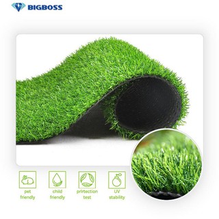 สินค้า BIGBOSSS หญ้าเทียม 3 ซม 3C B11K BG (ยกม้วน) แผ่นหญ้าเทียม หญ้าเทียมปูพื้นขายเป็น หญ้าปูสนาม หญ้าปลอม อ่อนนุ่ม ....