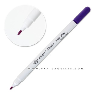 ปากกาเขียนผ้า แบบระเหย สีม่วง จำนวน 1 ด้าม (รหัส Pen-0021)