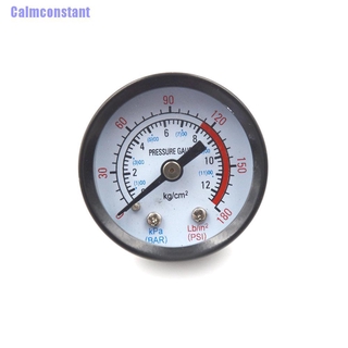 Calmconstant + 10 มม. เครื่องวัดความดันคอมเพรสเซอร์ 0-12 บาร์ 0-180