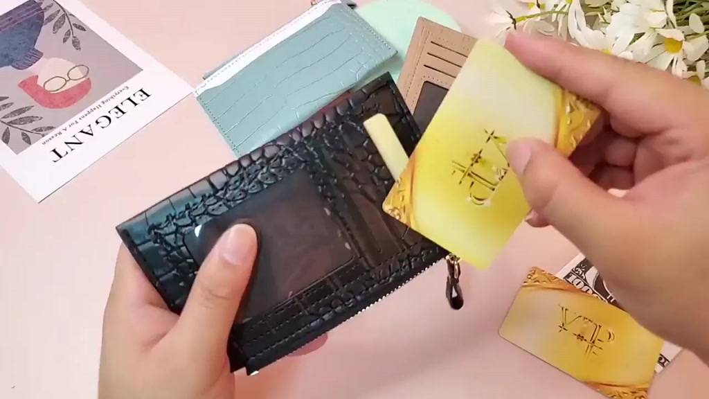 comfy-กระเป๋าสตางค์-กระเป๋าใส่เหรียญปั้มลายคลายหนังจระเข้-coin-purse