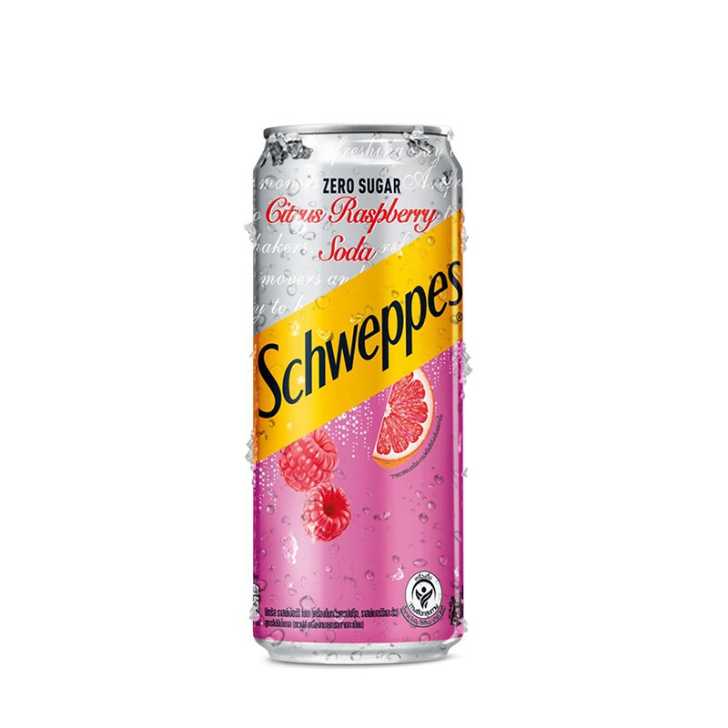 ชเวปส์-สูตรไม่มีน้ำตาล-ซิตรัสราสเบอร์รี่-330-มล-6-กระป๋อง-schweppes-citrus-raspberry-zero-sugar-330ml-pack-6