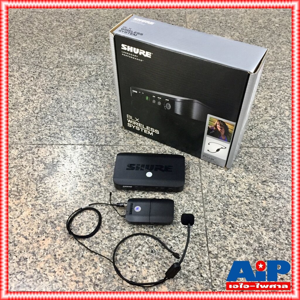 shure-blx14a-p31-q12-ไมค์ลอยคาดหัว-ไมค์ไร้สายคาดศรีษะเดี่ยว-ย่าน-uhf-blx-14a-p31-q12-blx14a-p31-q12-blx-14a-p31-q12