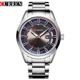 CURREN Luxury Casual Men Watches Analog Military Quartz Male Clock Stainless Steel Band Business Date Wristwatch Hombre