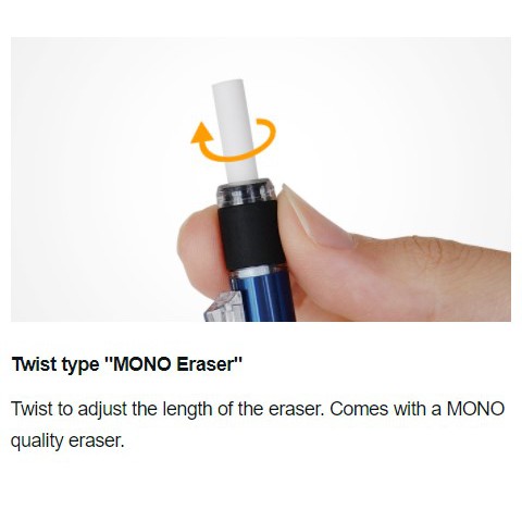 ดินสอกด-mono-graph-ขนาด-0-3-0-5-ดินสอเขย่า-ดินสอ-mechanical-pencil-ยางลบรีฟิล-refill