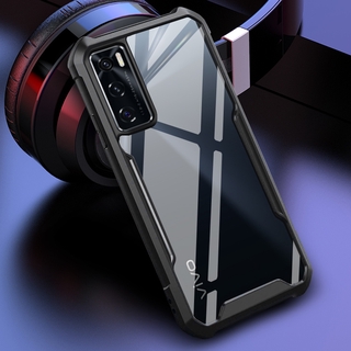 เคสโทรศัพท์ VIVOY12A Casing Clear Soft TPU Edge Shockproof Phone Case Protective Corners Slim Thin Back Cover VIVO Y12A เคส