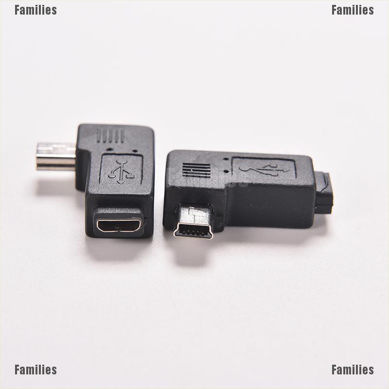 อะแดปเตอร์ USB Micro 5 Pin Male 90 องศา สําหรับครอบครัว | Shopee Thailand