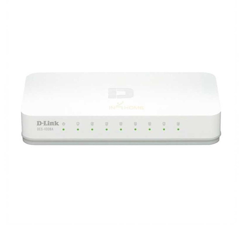 ภาพหน้าปกสินค้าDLINK SWITCH & ROUTER DLINK, UNMANAGED SWITCH 8PORT Model : (DES-1008C) จากร้าน hpbyiqink บน Shopee