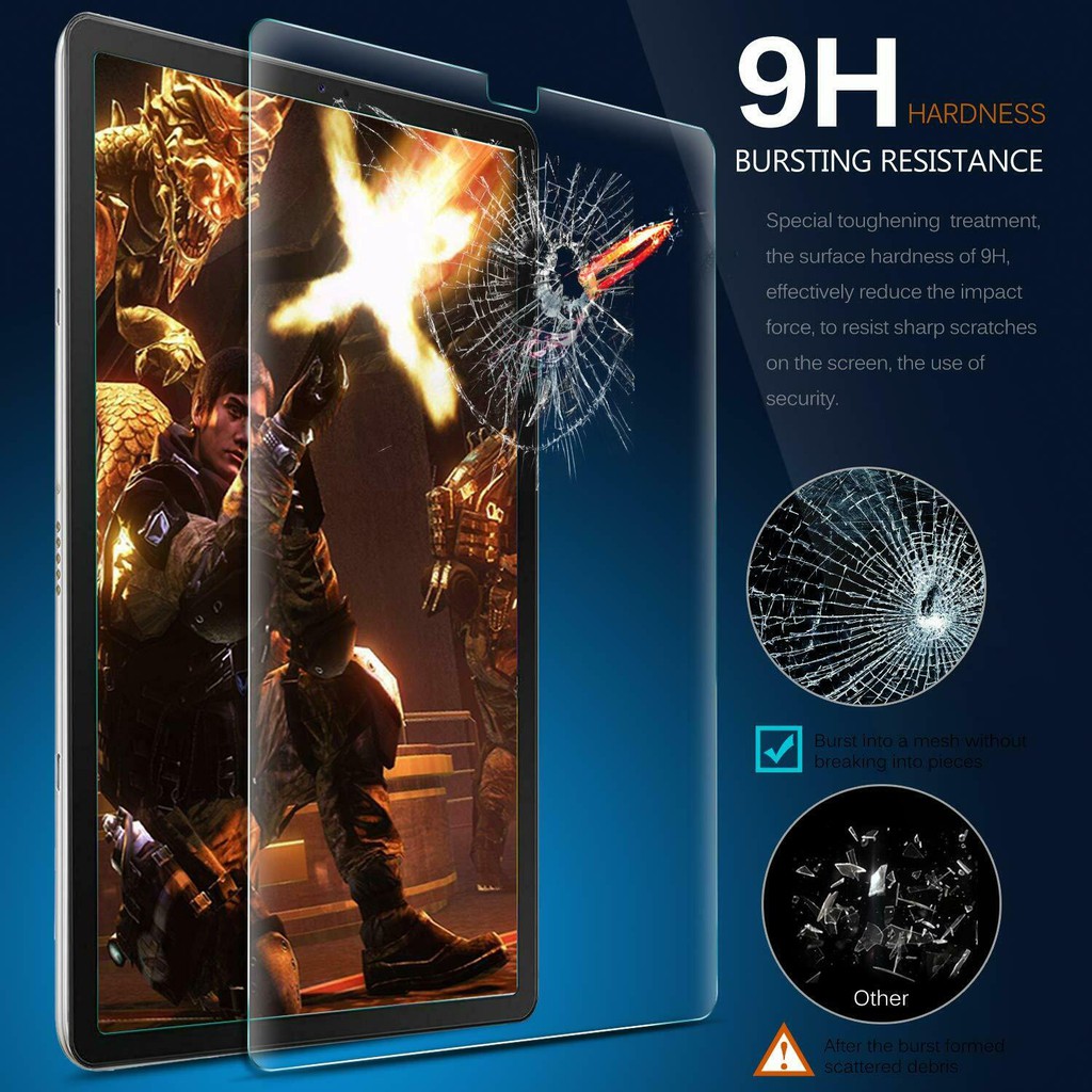 ภาพหน้าปกสินค้าฟิล์มกระจก นิรภัย เต็มจอ ซัมซุง แท็ป เอส6 ที865 Tempered Glass Screen Protector For Samsung Galaxy Tab S6 T865 (10.5") จากร้าน nuikhub บน Shopee