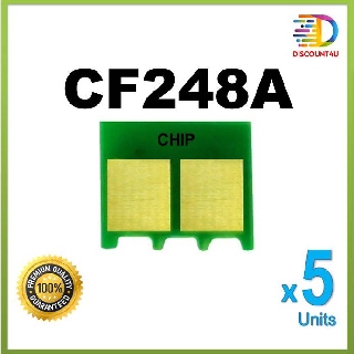 Discount4U . **Pack 5** CHIP Tone HP CF248A for HP Pro M15a M15w M28a M28w