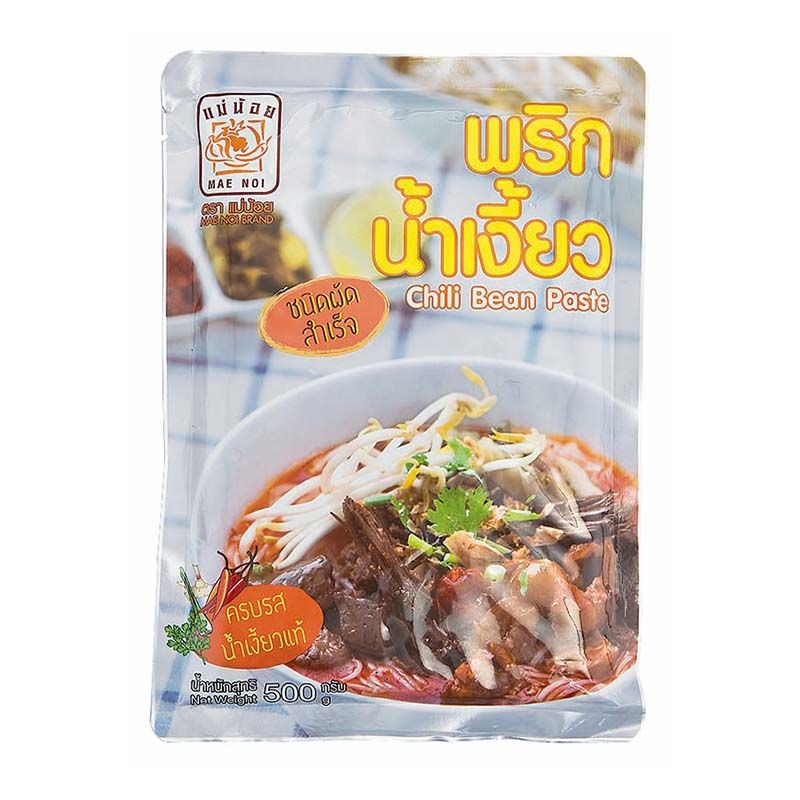 ราคาพิเศษ!! แม่น้อย พริกน้ำเงี้ยว 500 กรัม MAE NOI Chili Bean Paste 500