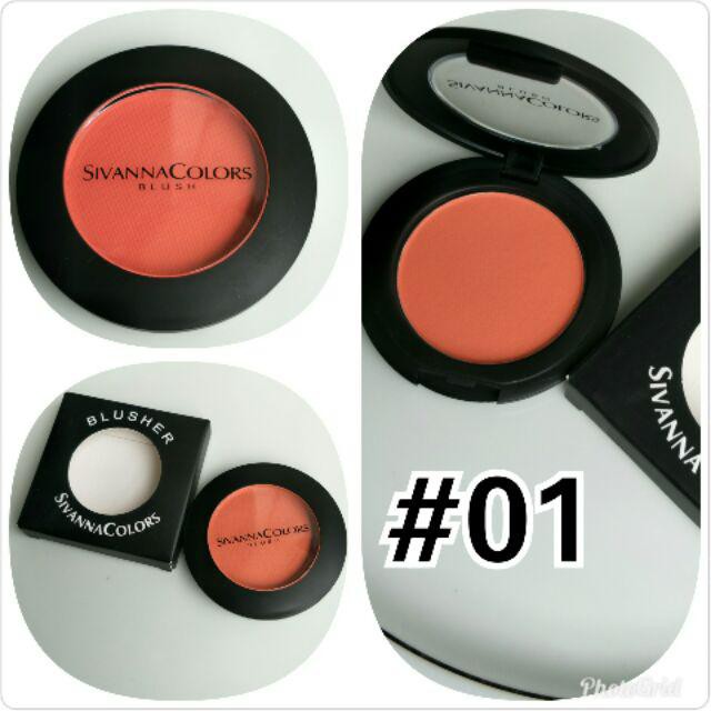 เบอร์ 01 Sivanna Colors บลัชออน Blusher | Shopee Thailand