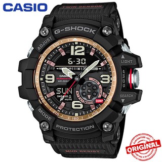 【ขายด่วน】 Casio G-SHOCK GG-1000 MUDMASTER Rose Gold Mens Watch ผู้ชายนาฬิกาสปอร์ตวา