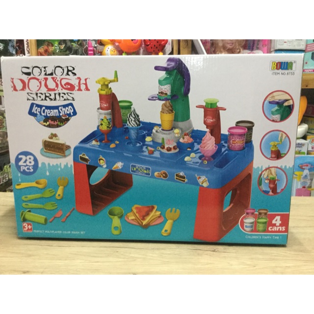 แป้งโดว์ไอศกรีม-play-set-ชุดใหญ่-พร้อมอุปกรณ์28pcs