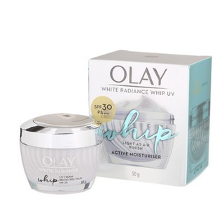 OLAY  White Radiance Whip UV(50 g) โอเลย์ ไวท์ เรเดียนซ์ วิป ยูวี ผลิตภัณฑ์บำรุงผิวหน้า ผสมสารป้องกันแสงแดด