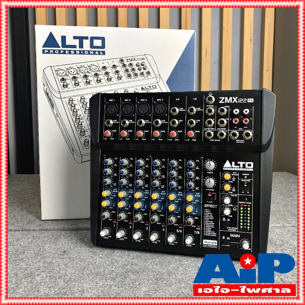 ALTO ZMX122FX MIXER(สินค้าของแท้ นำเข้าโดยNPE) ยี่ห้อ ALTO ZMX122FX ZMX