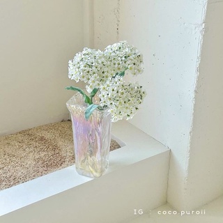 Coco Puroii - แจกันดอกไม้แก้วใส (พร้อมส่ง)