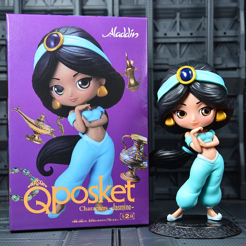 โมเดล-วันพีช-q-posket-ดิสนีย์รุ่น-q-ตุ๊กตา-aladdin-ตะเกียงวิเศษเจ้าหญิงจัสมินมือตกแต่งของขวัญวันเกิด