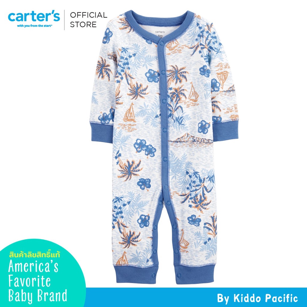 carters-jumpsuit-1pc-blue-l8-คาร์เตอร์เสื้อผ้าชุดจั๊มสูทมีลาย