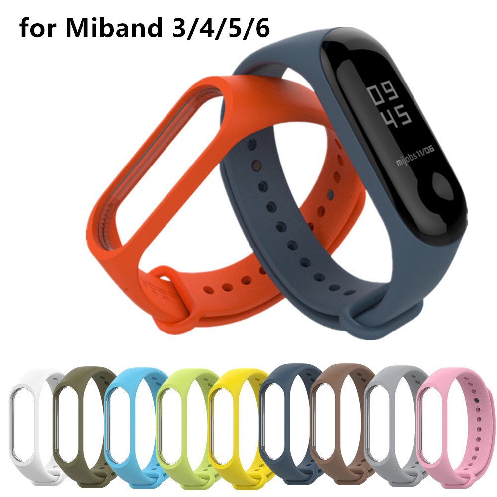 ภาพหน้าปกสินค้าสายนาฬิกาข้อมือซิลิโคน แบบเปลี่ยน สําหรับ Xiaomi Mi Band 3 4 5 6 7 Miband 7 จากร้าน eterno.th บน Shopee