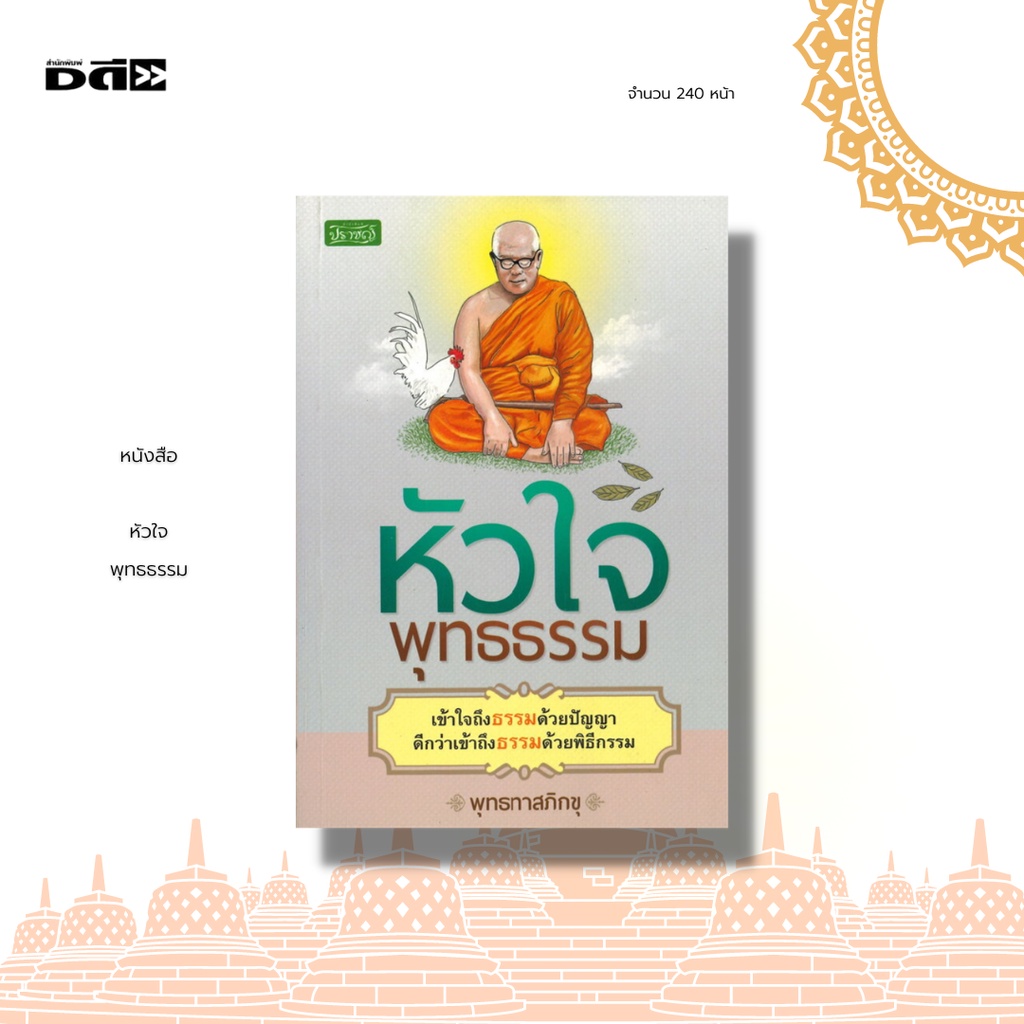 หนังสือ-หัวใจพุทธธรรม-รวมหลักธรรมคำสอนของท่านพุทธทาสภิกขุ-ที่จะช่วยให้คุณเข้าใจหัวใจสำคัญของหลักธรรมในศาสนาพุทธ