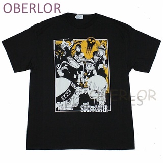 [S-5XL] เสื้อยืดแขนสั้นลําลอง พิมพ์ลายอนิเมะ Soul Eater สไตล์ฮาราจูกุ แฟชั่นฤดูร้อน สําหรับผู้ชาย 90s 875708
