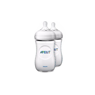 โปรโมชั่น : Philips Avent ขวดนมพร้อมจุกนมซิลิโคน รุ่นเนเชอร์รัล ขนาด 9 ออนซ์ จำนวน 2 ขวด