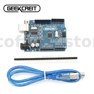 Uno R3 ATmega328P บอร์ดทดลอง Geekcreit สําหรับ Arduino - ผลิตภัณฑ์ที่ทํางานร่วมกับบอร์ด Arduino อย่างเป็นทางการ
