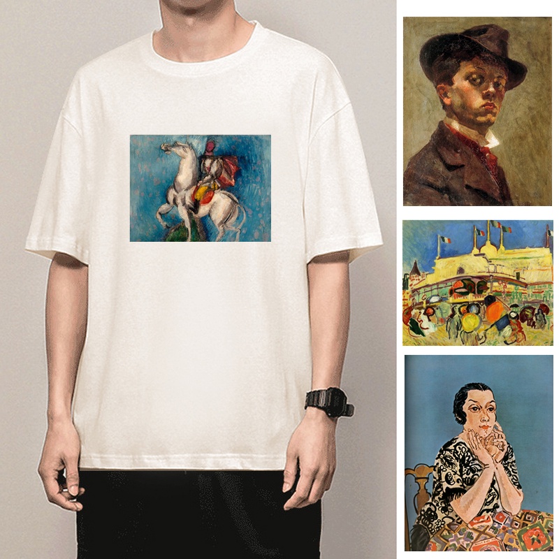 แฟชั่น-extreme-style-artist-laurent-duffy-เสื้อยืด-สามมิติ-แขนสั้น-สามมิติ-โรงเรียน-ภาพสีน้ำมัน-เสื้อผ้าต่อพ่วง-univer