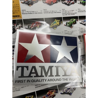 ภาพหน้าปกสินค้าTAMIYA 66047 Tamiya Crystal Sticker size 115mm × 88mm สติกเกอร์อย่างหนาสีเงิน ที่เกี่ยวข้อง