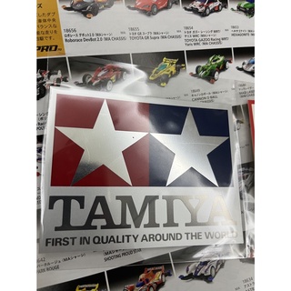 ภาพขนาดย่อของภาพหน้าปกสินค้าTAMIYA 66047 Tamiya Crystal Sticker size 115mm  88mm สติกเกอร์อย่างหนาสีเงิน จากร้าน limpitukpol บน Shopee