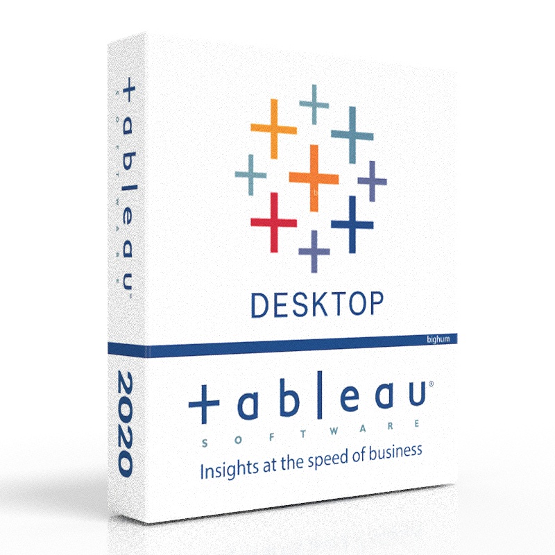 ภาพหน้าปกสินค้าTableau Desktop Professional Edition 2020. Full ตัวเต็ม ถาวร โปรแกรมวิเคราะห์ข้อมูล