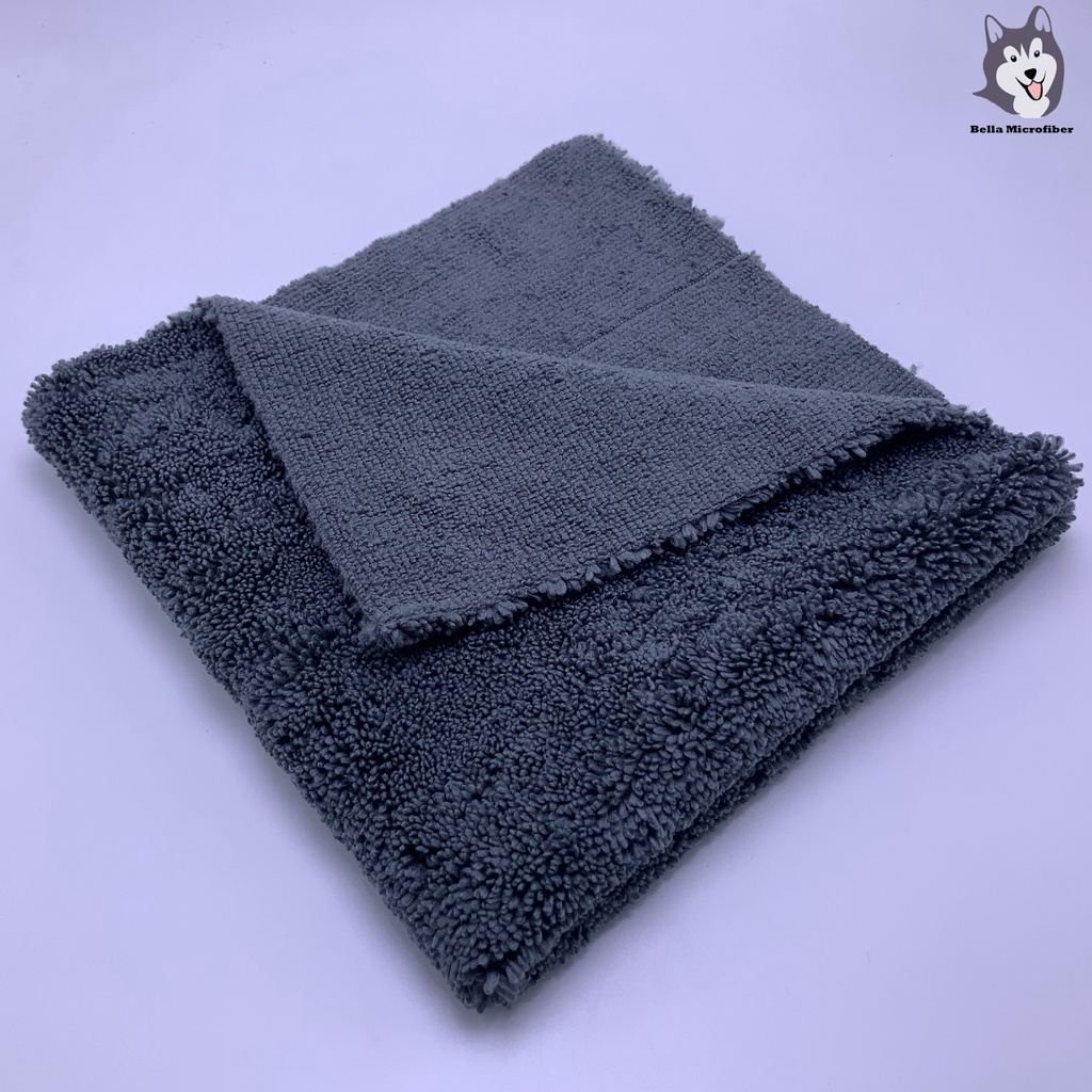 ภาพสินค้าผ้าไมโครไฟเบอร์ ไร้ขอบสีเทาดำ Edgeless Microfiber 40*40 ซม. 300 GSM (WP336) จากร้าน bellamicrofiber บน Shopee ภาพที่ 3