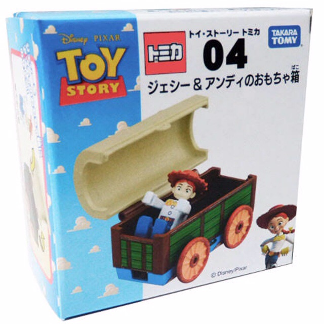 แท้-100-จากญี่ปุ่น-โมเดล-ดิสนีย์-ทอยสตอรี่-รถเจสซี่และแอนดี้-takara-tomy-disney-toy-story-jesse-amp-andy-tomica-motors