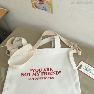 [ใส่โค้ด WMDUBV ลด 15%] TOTE BAG กระเป๋าผ้า DOTEN โดนเตนล์ (#NCT &amp; #WAYV) - you are not my friend !