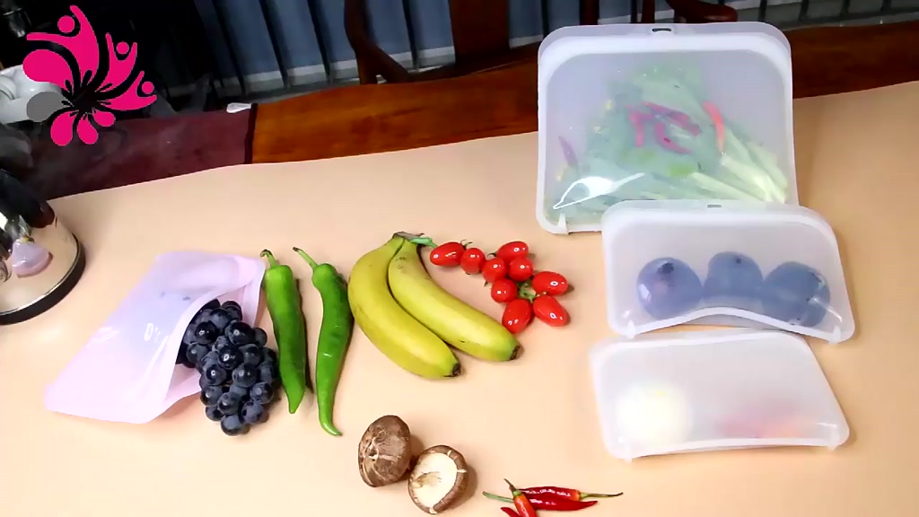 จัดส่งในกทม-ถุงเก็บความสดเกรดอาหารในครัวเรือน-ถุงใส่น้ำแข็งซิลิโคนแบบใช้ซ้ำได้-ถุงเก็บความสดแบบปิดผนึก