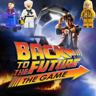 บล็อกตัวต่อฟิกเกอร์ภาพยนตร์ Back To The Future Marty Mcfly Doc Brown WWE ขนาดเล็ก ของเล่นสําหรับเด็ก