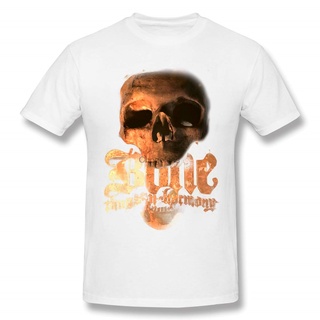 T-shirt  เสื้อยืด พิมพ์ลายโลโก้หัวกะโหลก Bone Thugs N Harmony สีดํา สไตล์คลาสสิก สําหรับผู้ชายS-5XL