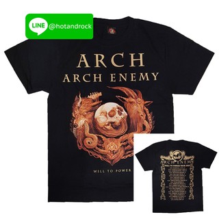 เสื้อยืดผ้าฝ้ายพรีเมี่ยม เสื้อยืดเนื้อ Cotton 💯 สัมผัสนุ่ม เบาสบาย ARCH ENEMY