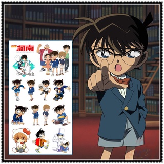 ✿ Detective Conan / Case Closed - Anime Mini Temporary Tattoo สติ๊กเกอร์ ✿ 1Sheet Waterproof Tattoos for Sexy Arm Clavicle Body Art Hand Foot