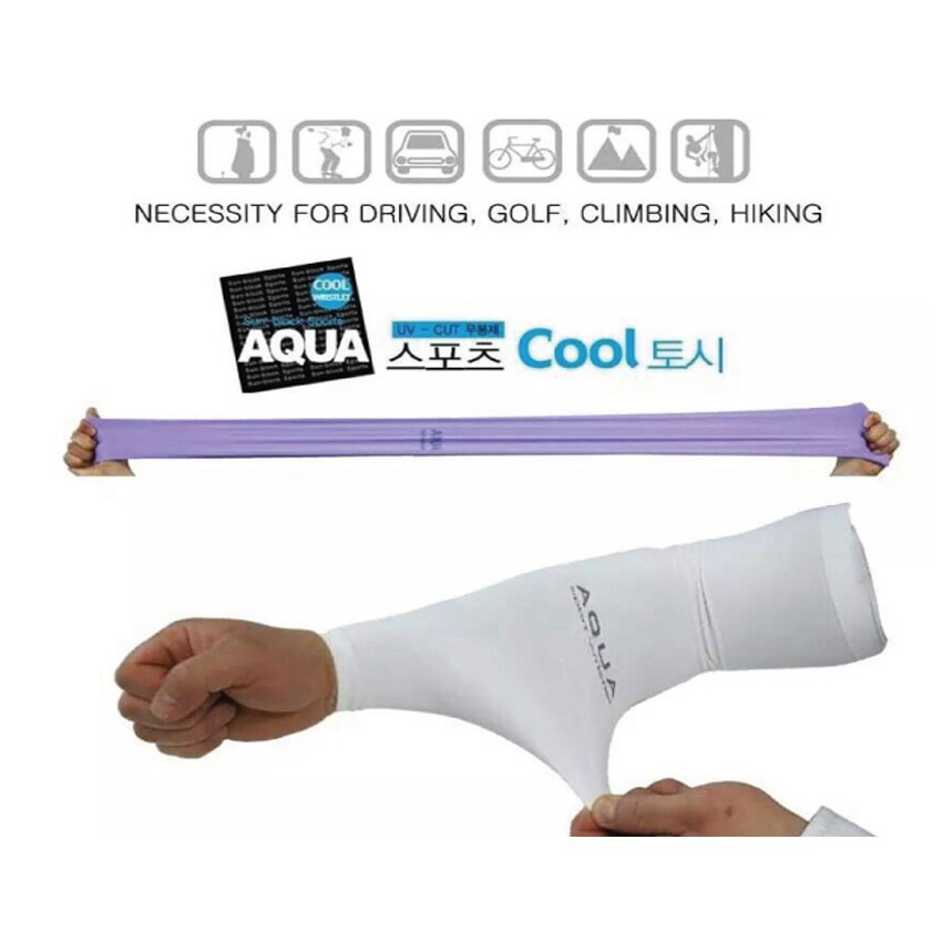 ภาพสินค้าLeebicycle ปลอกแขน AQUA-X กันยูวี 99% ปลอกแขน มี 8 สี 1คู่ จากร้าน leebicycle บน Shopee ภาพที่ 4