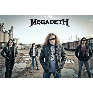 โปสเตอร์ Megadeth เมกาเดท โปสเตอร์วงดนตรี โปสเตอร์ติดผนัง โปสเตอร์สวยๆ ภาพติดผนัง poster ส่งEMSให้เลยครับ