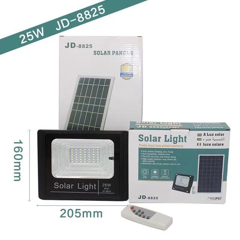 สปอตไลท์-solar-led-โซล่าเซลล์-รุ่นพี่บิ๊ก-jd8825w-ไม่สว่าง-เอามาคืนพ่อค้าได้เลย-แสงสีขาวไม่สว่าง-เอามาคืนพ่อค้าได้เลยl