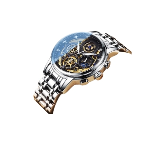 โปรโมชั่น : WISHDOIT 100% ของแท้ นาฬิกาผู้ชายกันน้ำได้ สายสเตนเลส พร้อมกล่อง ดูเวลา ดูวันที่ เรืองแสง รับประกัน 3 ปี