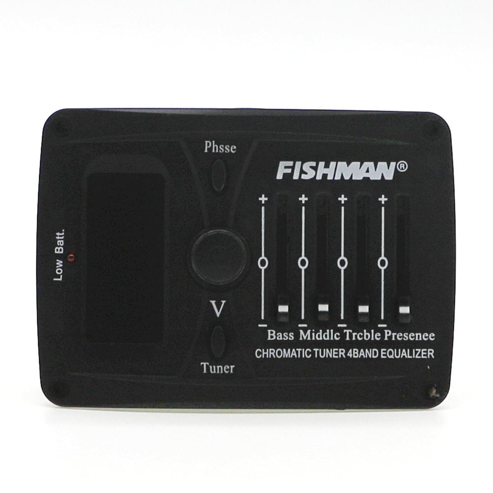 Fishman ปิ๊กอัพกีตาร์โปร่ง อะไหล่กีตาร์ Chromatic Tuner 4 Band ...