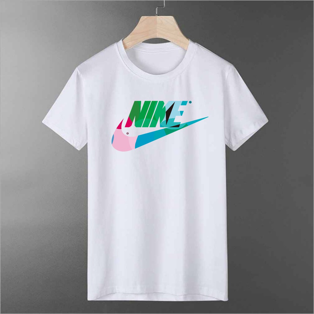 เสื้อยืดวินเทจ-เสื้อยืดแขนสั้นผู้ชายพิมพ์ลายสีเขียว-nike-green-พร้อมเสื้อเชิ้ตผ้าฝ้ายคอกลม