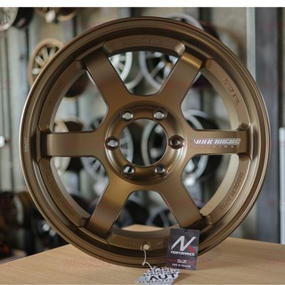 ล้อ NK performance ขอบ 18 รีดเบา Flowforming ลาย TE37 SUV สี BR