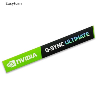 Easyturn สติกเกอร์การ์ดจอ RTX 2080Ti 2070 2060 TITAN VR GTX 1650 1660Ti